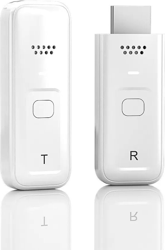 INF Kabelloses HDMI Video Sender- und Empfänger-Kit, 1080P Plug & Play Weiß