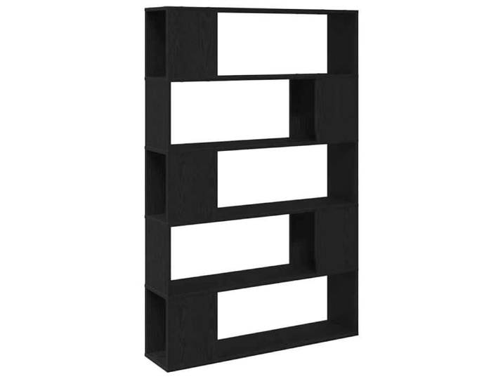 “Rabais Centre de divertissement/Armoire salon - Petite meuble TV - KENNETH - Noir 100 x 24 x 155 cm Août325918