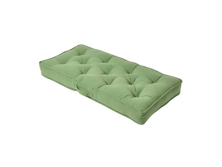 SITZAUFLAGE für Zweisitzer-Sofa 100 x 48 cm – dickes Sitzkissen grün