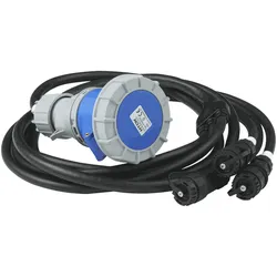 SunEnergyXT 500 Off-Grid 3-fach-Parallelkabel mit CEE-Kupplung (32 A, 3 m)