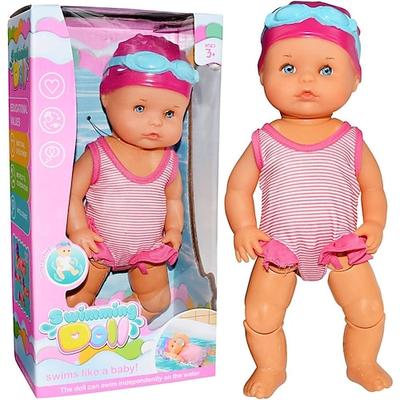 Elektrische, wasserdichte Babypuppen schwimmen in Badewannen und Schwimmbecken