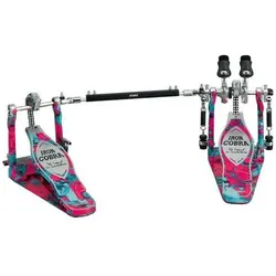 Tama Doppelpedal hp900pwmcs Iron Cobra 900 Marble Coral Swirl, Schlagzeug Zubehör, Mehrfarbig