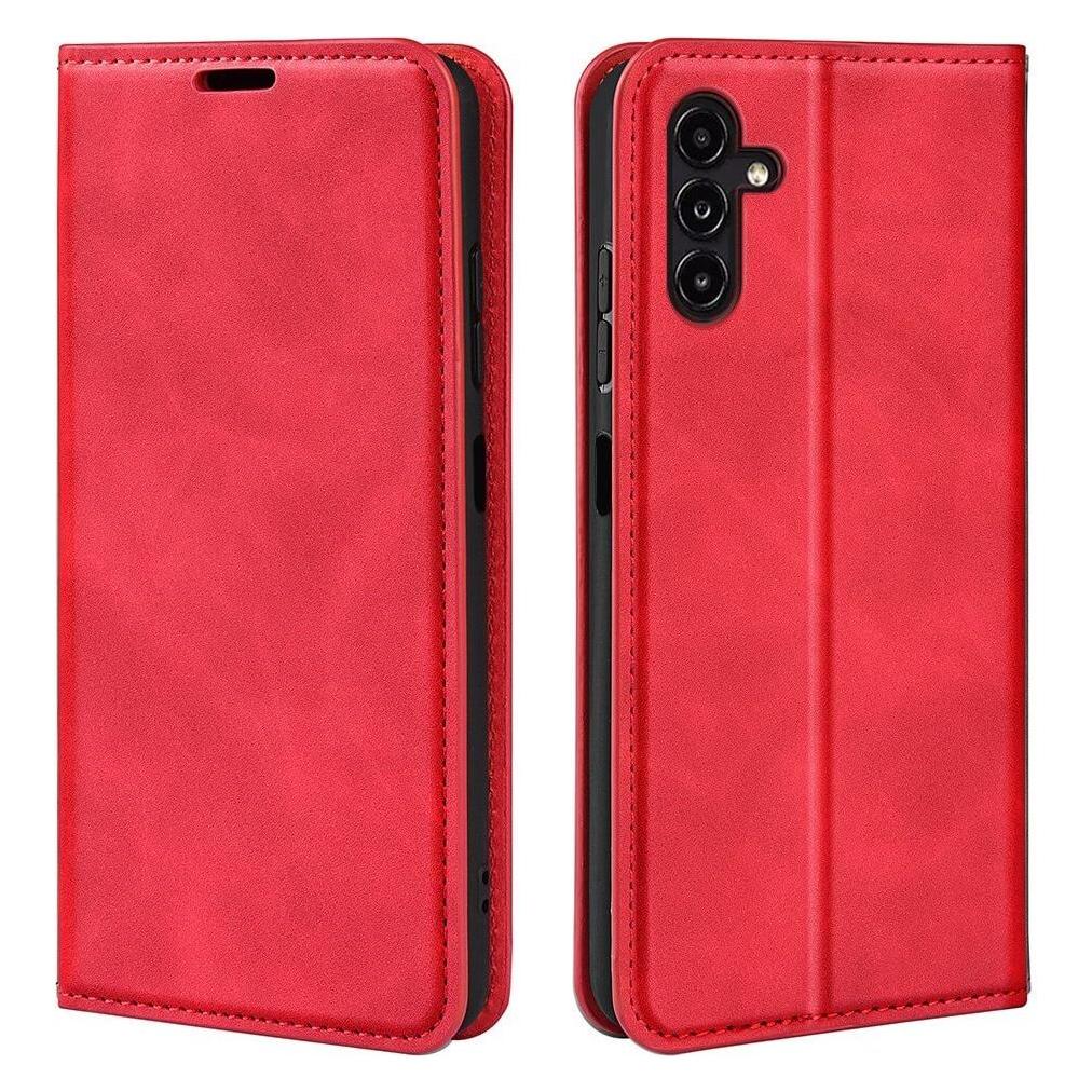 Cover-Discount Galaxy A14 - Stand Flip Case Hülle rot (Samsung Galaxy A14) (660116435C)