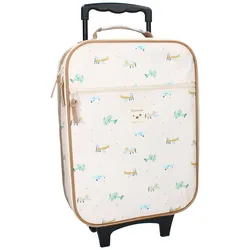 Kidzroom Kindertrolley mit Flugzeug-Print Koffer für Kinder Rollkoffer