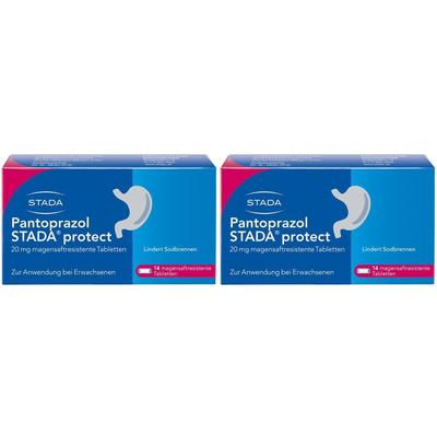 Pantoprazol Stada protect 20 mg magensaftres.Tabl. Doppelpack 2x14 St Tabletten magensaftresistent