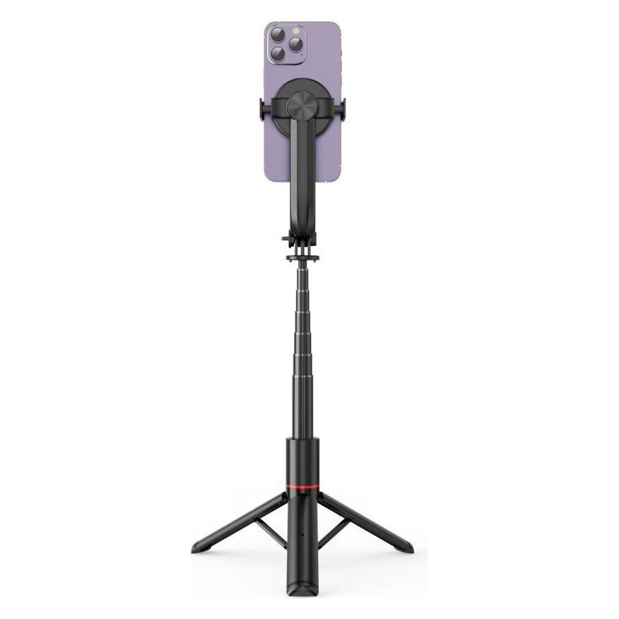 Tech-Protect L04S Bluetooth selfie stick with tripod up to 95cm and 360 head - black (24115-0)