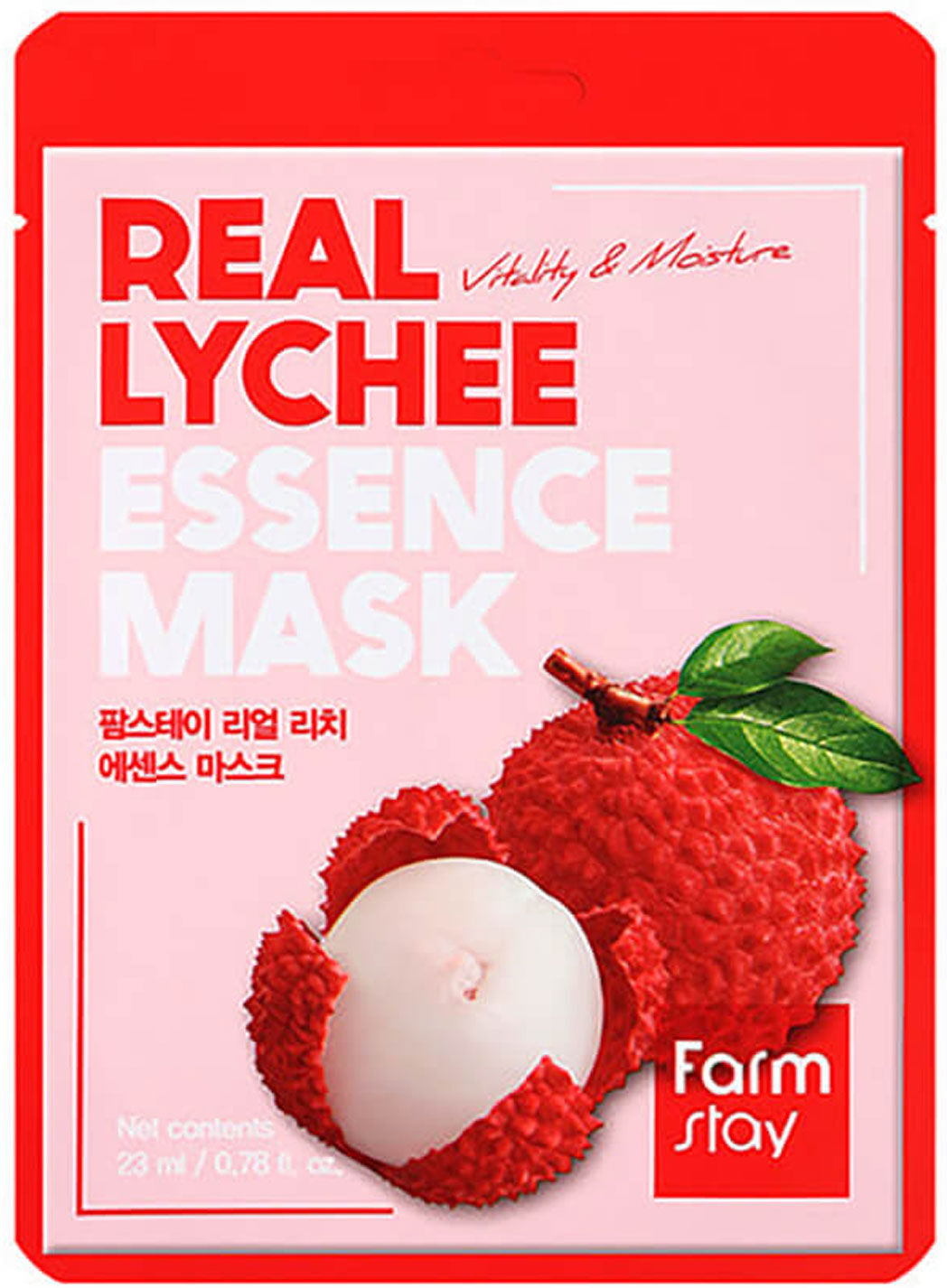 FARM STAY Real Lychee Essence Mask 23ml