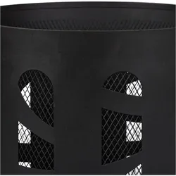 Relaxdays, Feuerschale, Feuertonne (37 cm)