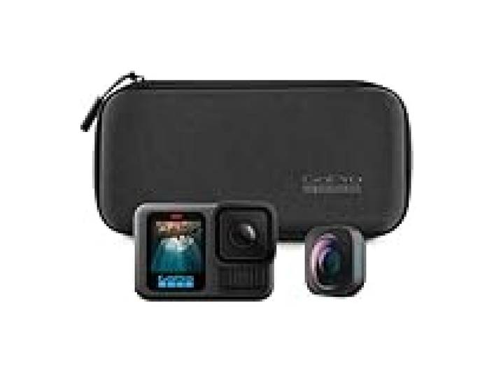 GoPro HERO13 Black Ultra Wide Edition - Caméra d'action étanche avec vidéo 5.3K60, Photo 27MP, Champ de Vision optimisé à 177 degrés + compatibilité avec Les objectifs de la série HB