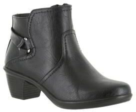 Extra Wide Width Women's Dawnta Boots by Easy Street® in Black (Size 9 WW)