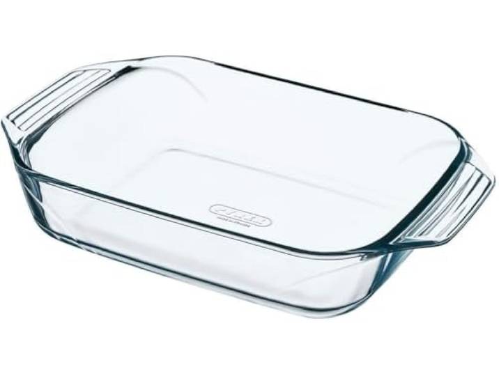 Pyrex 406B000 Ovenschaal, Borosilicaatglas, Transparant, 270.00mm x 170.00mm