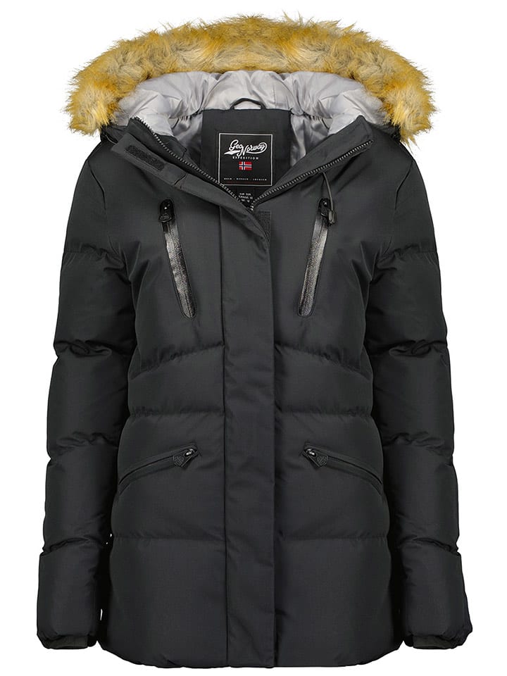 Geographical Norway Winterjacke "Crown" in Schwarz - M