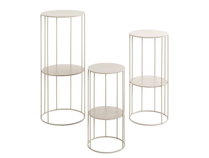Table d’appoint Babeha Ø 28cm Beige