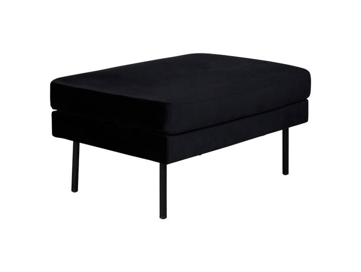 Livetastic Hocker, Schwarz, Metall, rechteckig, 85x47x64 cm, Wohnzimmer, Hocker, Sitzhocker