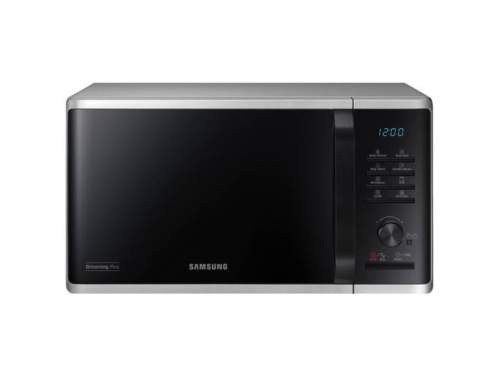 Samsung Mikrowelle, Silberfarben, Keramik, 32.6x55.2x42.3 cm, Küchen, Küchenelektrogeräte, Mikrowellen