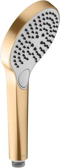 KEUCO IXMO Handbrause 59580250300 3 Strahlarten, messing gebürstet