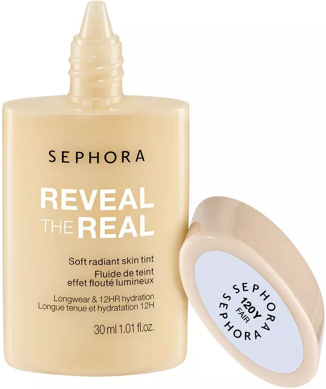 SEPHORA - Reveal The Real - Teintfluid für einen strahlenden Teint mit Weichzeichnereffekt, 30 ml, Y Fair