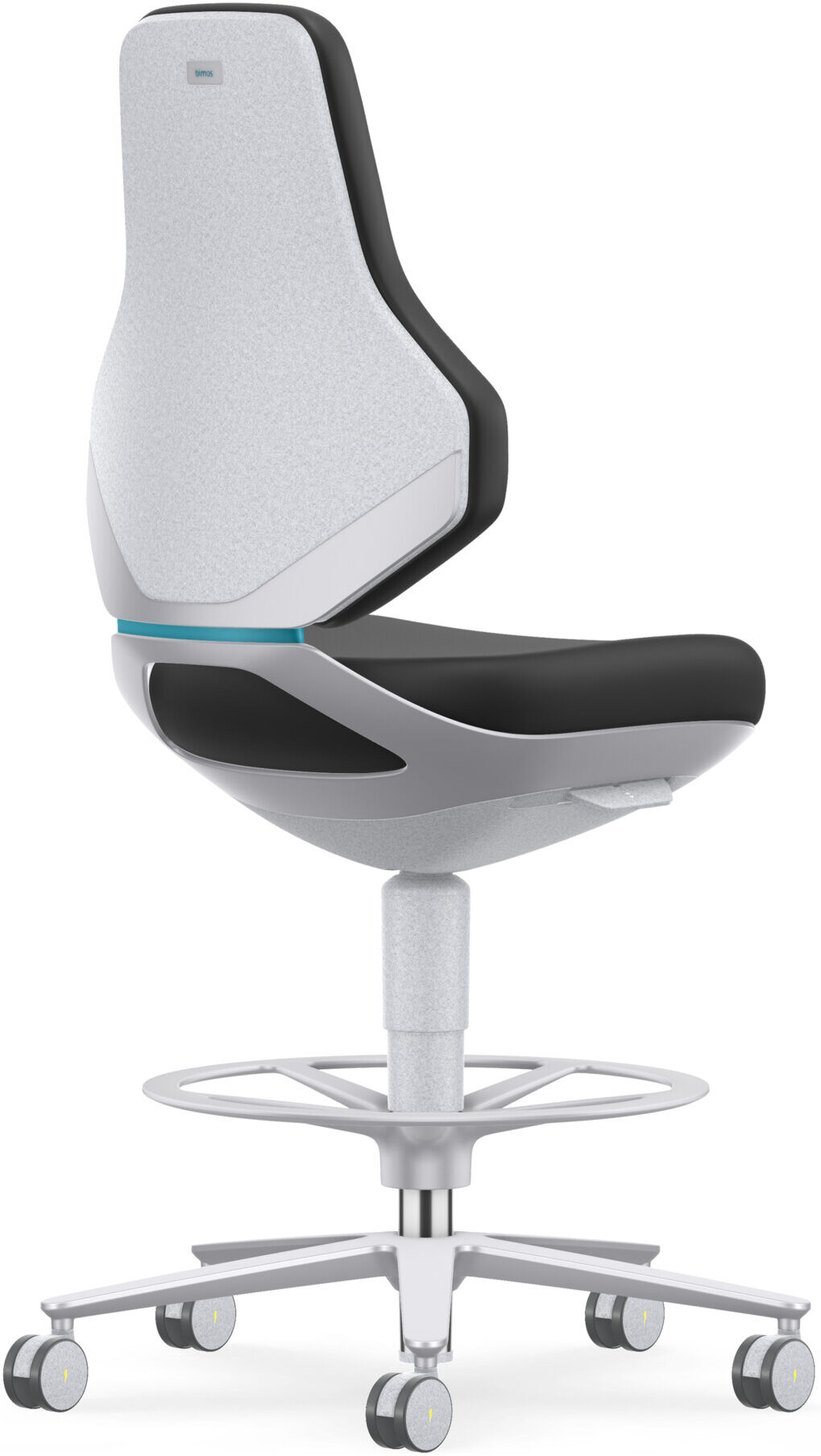 Bimos Reinraum Texon Sitz-Stopp-Rollen Fußring 570-810 mm Skintec (9175R-4000)