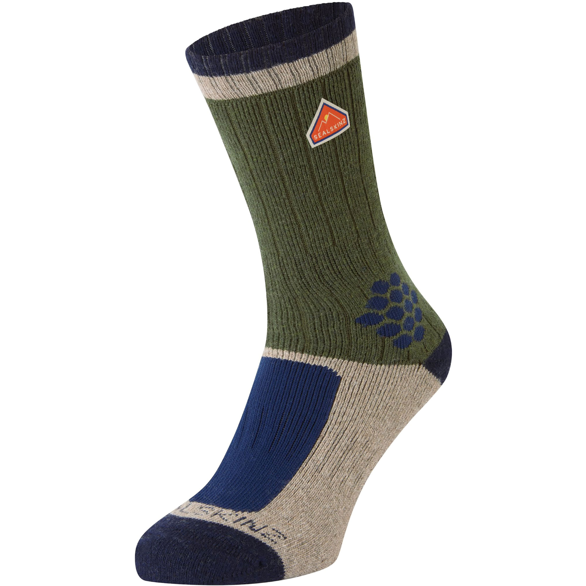 SealSkinz Gresham Freizeitsocken orange Größe 43 Trekking Hautfreundlich