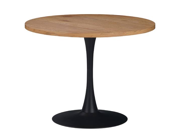 Esstisch PATAGE Ø 100cm Braun/Eiche Dekor