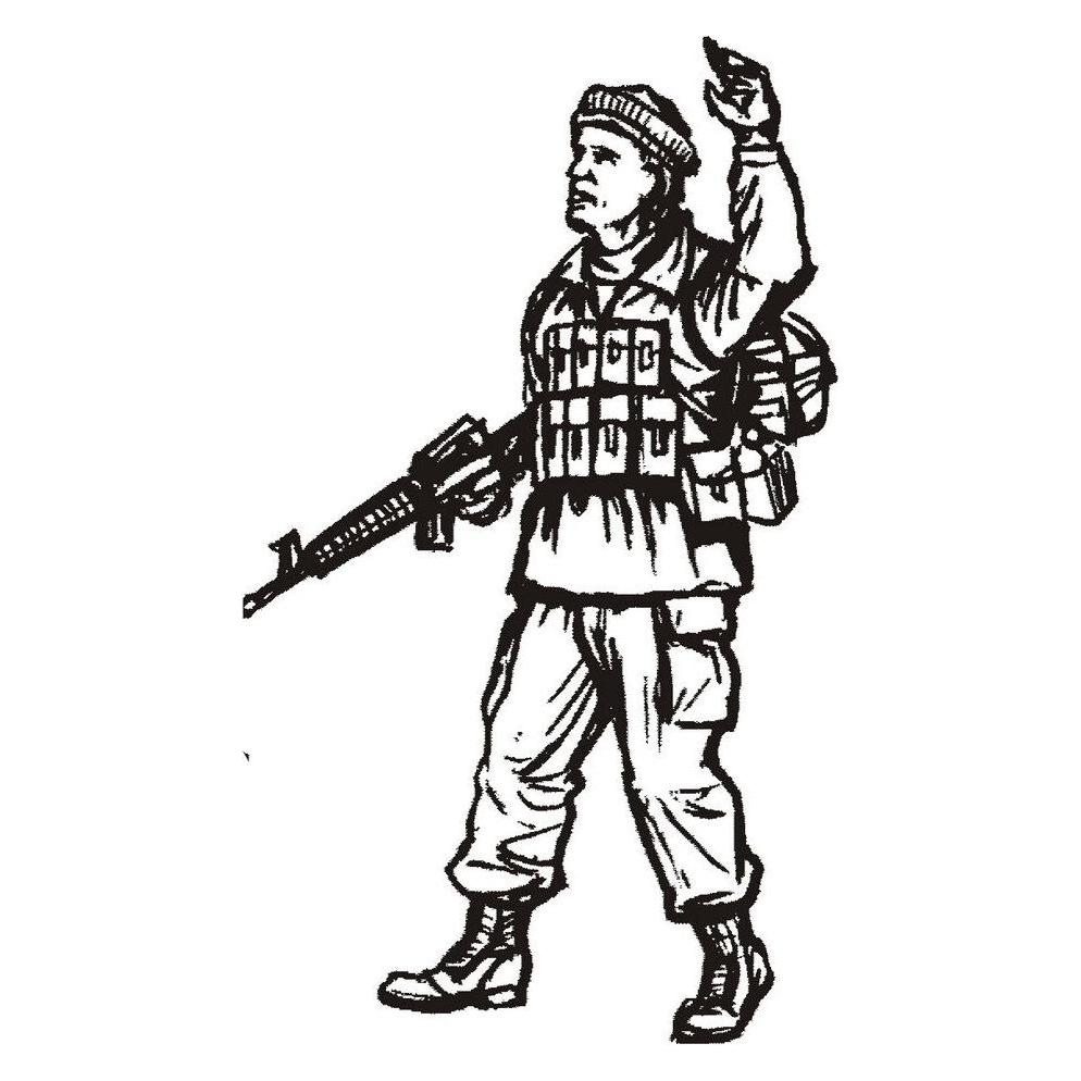 CMK US special Forces soldier with gun (1fig (129-F35210)