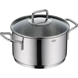 Silit EXTRA COOK Fleischtopf 20cm, Pfanne + Kochtopf, Silber