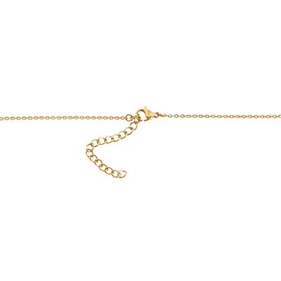 Kette ohne Anhänger ADELIA´S "Halskette mit Anhänger – aus Edelstahl", gold, Halsketten, Damen, 50cm, Edelstahl, Zum Verschenken an Menschen, die Ihnen am Herzen liegen