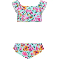 ZigZag Tropical Bikini Mädchen 3702 - print blue 2 (92)