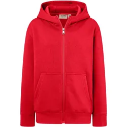 Kinder Sweatjacke Bio-Baumwolle "565" - 110/116 - Rot