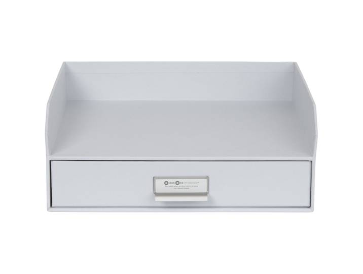 BIGSO BOX Büro-Organizer Walter - Farbe: hellgrau - Material: Papier/Stahl - 794