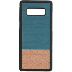 Man&Wood SmartPhone case Galaxy Note 8 denim black (Samsung Galaxy Note 8), Smartphone Hülle, Blau, Schwarz
