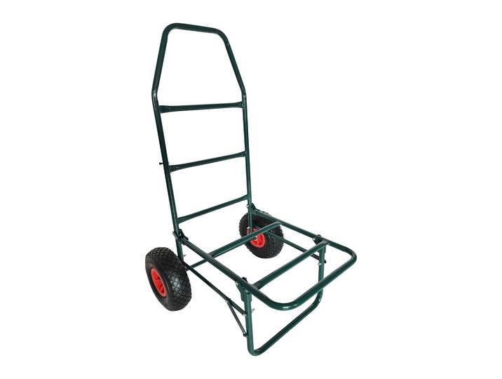 Transportwagen klappbar 80kg Dunkelgrün-Rot