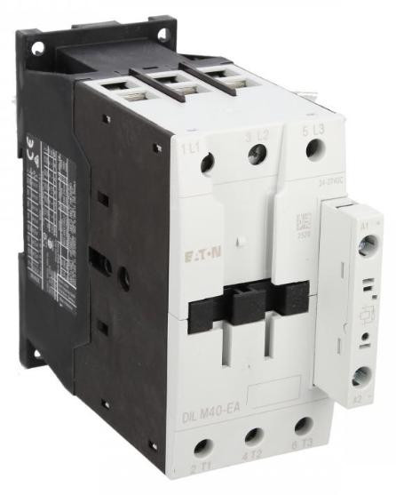Eaton Magneetschakelaar 40A 3-polig 24V DC 0Z 0R DILM40-EA(RDC24)