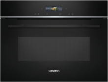 Siemens CE732GXB1 Einbau-Mikrowelle 45cm 1000W schwarz TFT-Touchdisplay cookControl10 LED-Innenbeleuchtung
