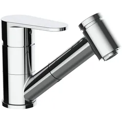 Beitz & Walz AQVABASIC I Spültisch-Ehm. m. Design-Geschirrbrause chrom