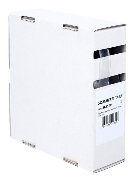 Sommer Cable Shrinktube Box 9,5mm Clear