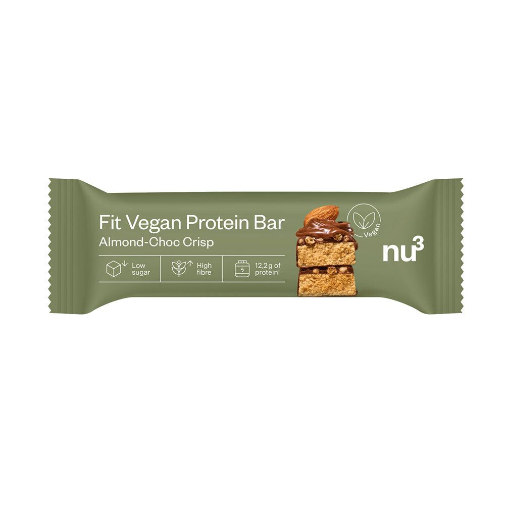 nu3 Vegan Protein Bar, Schoko-Mandel 50 g Riegel