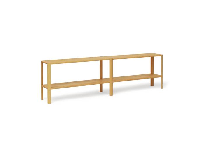 Form & Refine Leaf Regal 2 Ablagen 57x200 cm Eiche