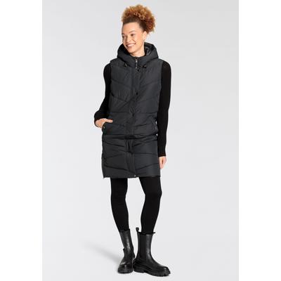 Steppweste POLARINO, Damen, Gr. 42, grau (phantom), Obermaterial: 100% Polyester. Futter: 100% Polyester. Wattierung: 100% Polyester, Westen Steppweste, winddicht, atmungsaktiv, wasserabweisend & isolierend