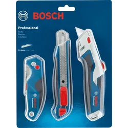 BOSCH Professional Cuttermesser-Set 1.8 cm schwarz, blau/grau