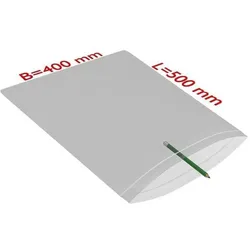 Transpak, Verpackungsmaterial, Druckverschlussbeutel Masse 400x500mm Stärke 50μ PE transparent (500 Stk.)