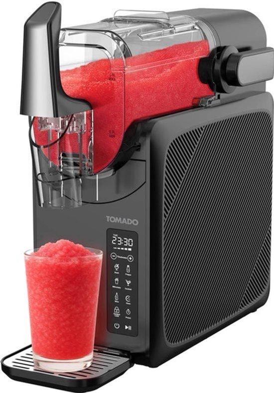 Eismaschine, 1,5 Liter Fassungsvermögen - 5 automatische Programme - Sicherheitsschloss - Spülmaschinenfest - Für eisgekühlte Getränke und Cocktails
