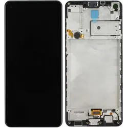 LCD-Kompletteinheit für Samsung Galaxy A21s A217F, schwarz