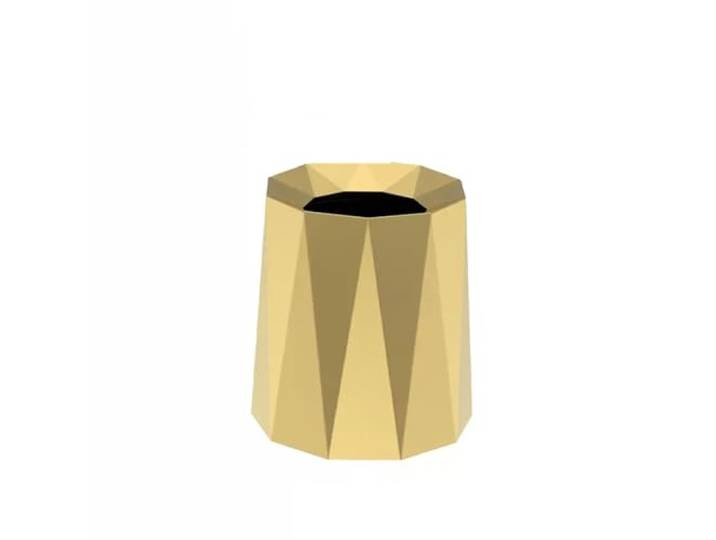 9bbhfJw4R Haushaltsmülleimer Mülleimer Mit Herausnehmbarem Inneneimer for Zu Hause(Gold,Groß)