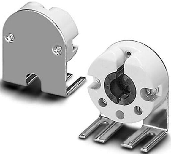 Houben Fassung G13 ws,Einbau,Winkel 101791 für Leuchtstoffröhren mit G13 Sockel und Einbauwinkel von 90 Grad  4015449310708)