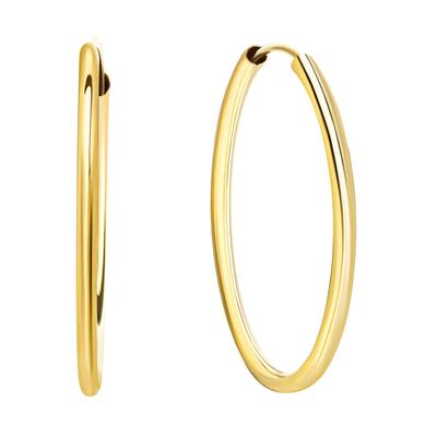 Paar Creolen FIRETTI "Schmuck Geschenk Gold 333 Ohrschmuck glänzend, verschiedene Größen" Gr. 30, gold (gelbgoldfarben), Ohrringe, Damen, 30, Gelbgold 333
