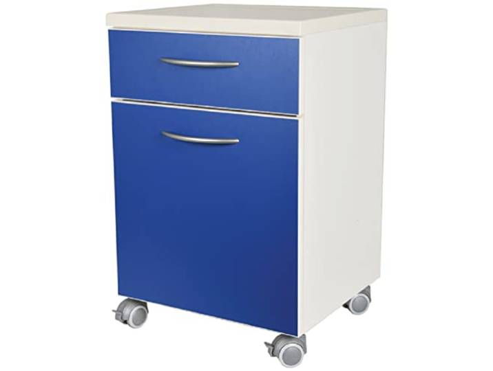 Nachttisch mit Schublade, Blau