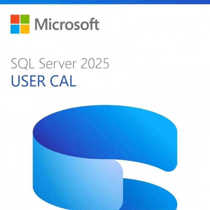 SQL Server 2025 User CAL Licence d'accès par utilisateur pour Microsoft SQL Server 2025, permettant une utilisation flexible et sécurisée