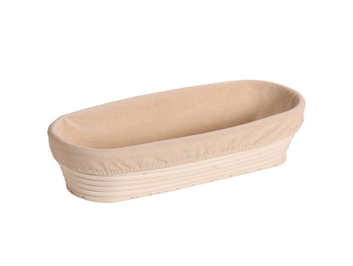 Gärkorb KESPER Gärkörbchen, oval, FSC zertifiziert , beige (natur), B:15cm L:35cm T:15cm, Naturmaterial, Küchenformen, Gärkorb, Bezug abnehmbar und waschbar