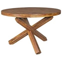 Esstisch in Sheeshamfarben ca. 120x120x75 cm, Echtholz